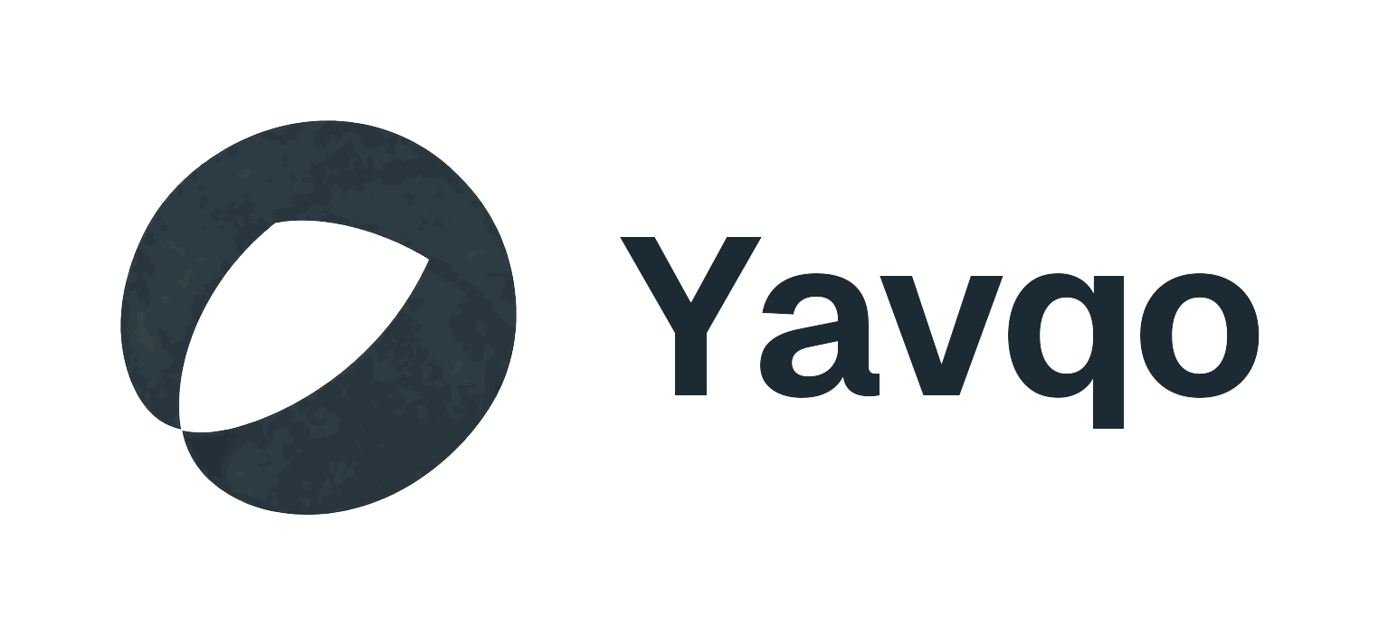 Yavqo logo, one colour